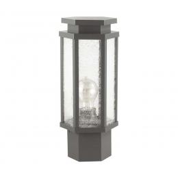 Odeon light 4048/1B NATURE ODL18 647 темно-серый/белый Уличный светильник на столб IP44 E27 100W 220V GINO  купить
